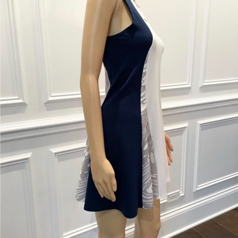 Adidas by Stella McCartney Womens Colorblock A Line Dress Multicolor - Picture 7 of 8